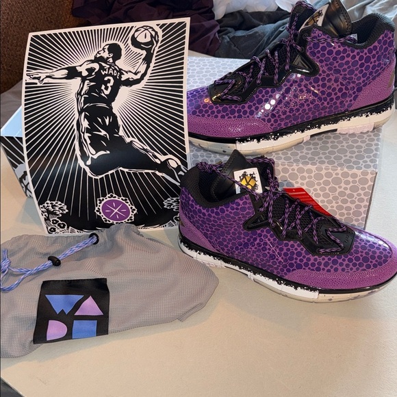 Li-Ling Way of Wade Limited Edition syn Sting Ray skin Purple all star Size 15 - Picture 7 of 16